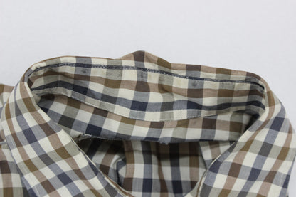 Mens Plaid Shirt Short Sleeve