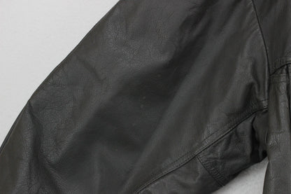 Mens Leather Jacket Full Zip
