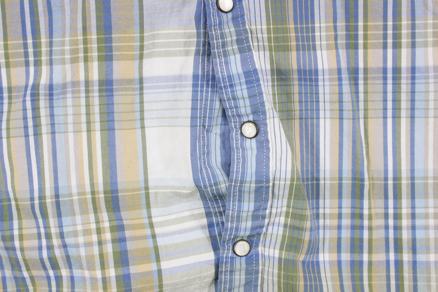 Mens Plaid Shirt Western Long Sleeve Button Up