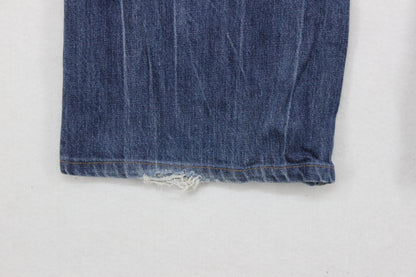 Mens Ruky Jeans Distressed Relaxed Bootcut