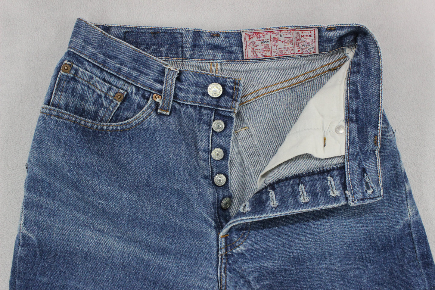 Womens Denim Shorts Frayed