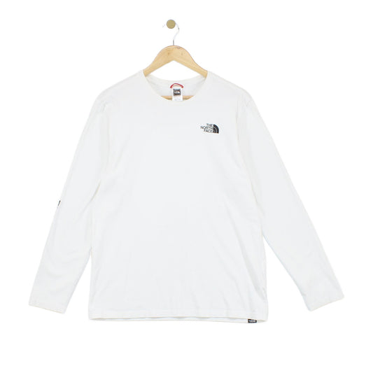 Mens T-Shirt Long Sleeve Logo Crew Neck