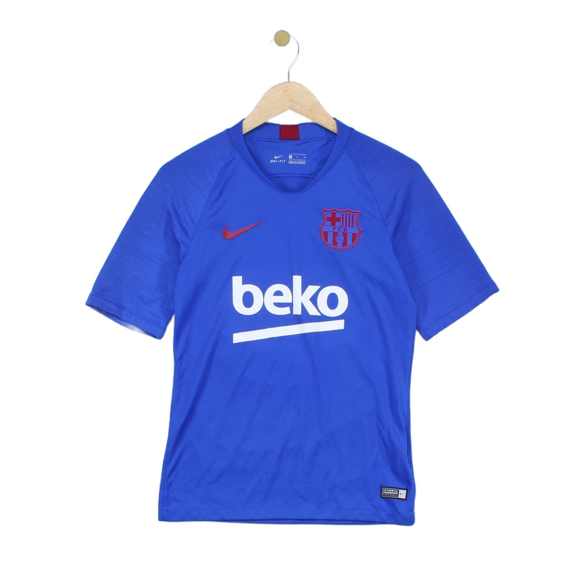 Mens Barcelona 2019-20 Football Shirt Dri Fit Training Top