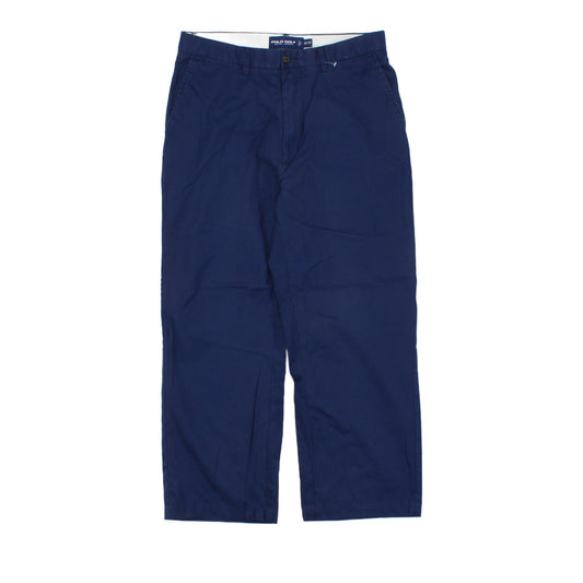 Mens Chino Trousers Straight Leg Button