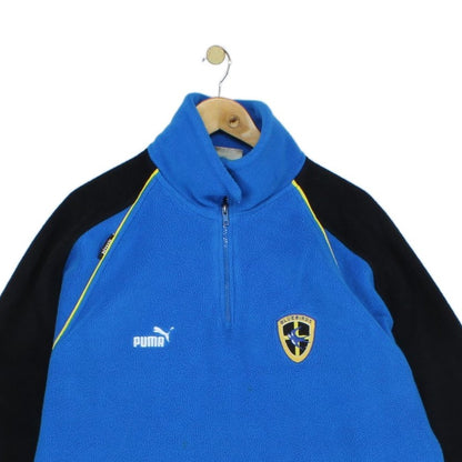 Mens Cardiff City 1/4 Zip Fleece Football
