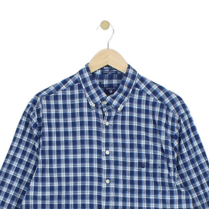 Mens Plaid Shirt Button Up Long Sleeve Indian Madras