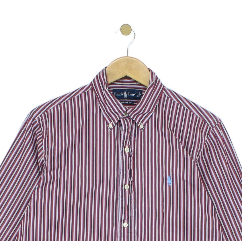 Mens Striped Shirt Button Down Custom Fit