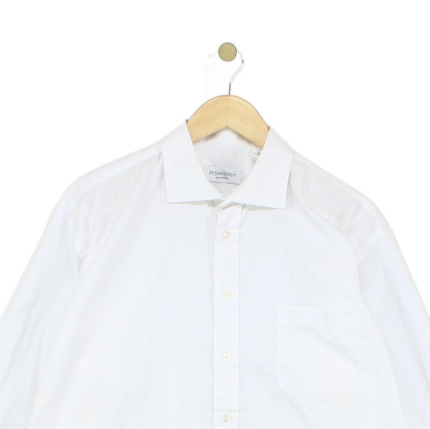 Mens Cufflink Shirt Formal Button Up Classic
