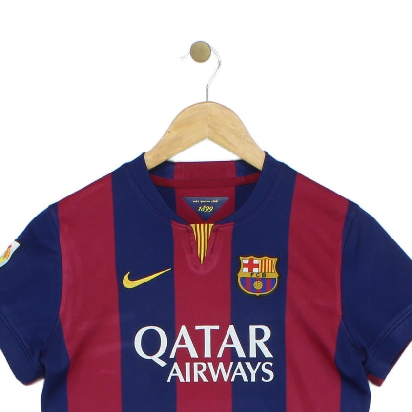 Womens Barcelona 2014-15 Football Shirt Home Jersey #10 Messi