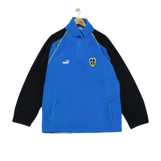 Mens Cardiff City 1/4 Zip Fleece Football