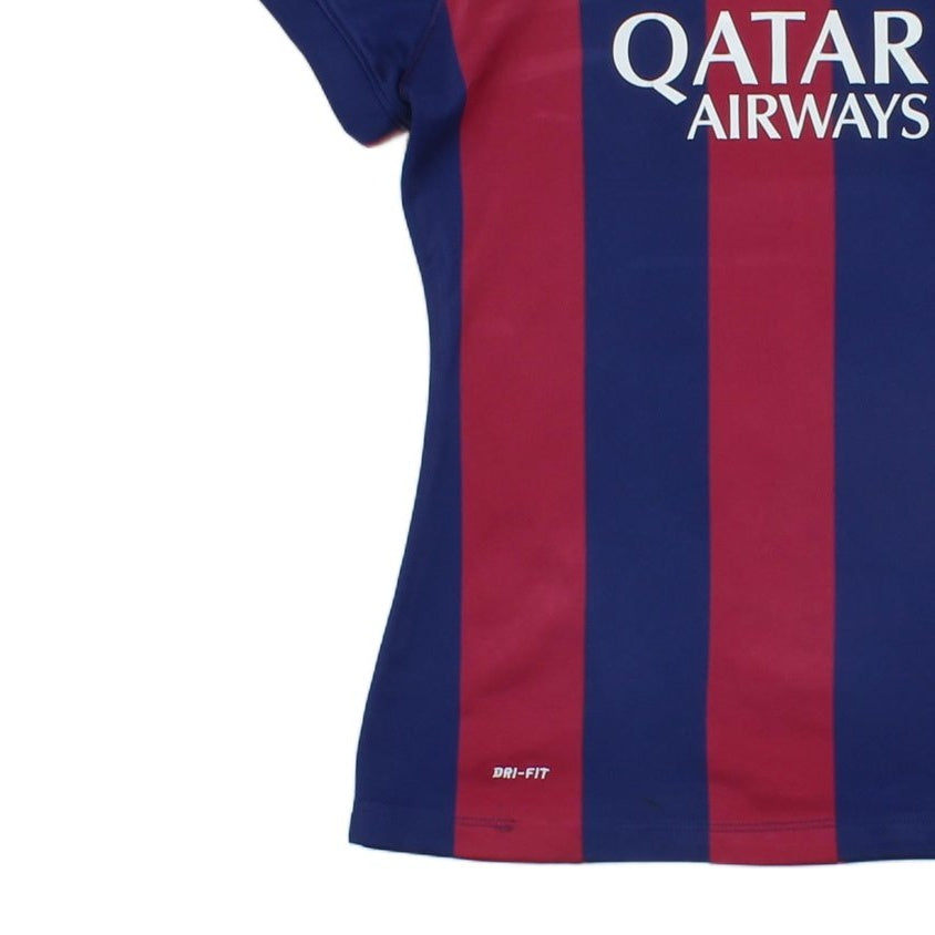 Womens Barcelona 2014-15 Football Shirt Home Jersey #10 Messi