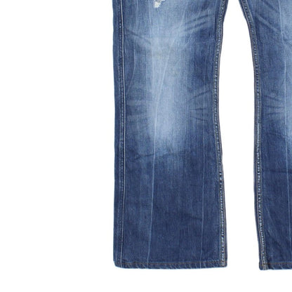 Mens Ruky Jeans Distressed Relaxed Bootcut