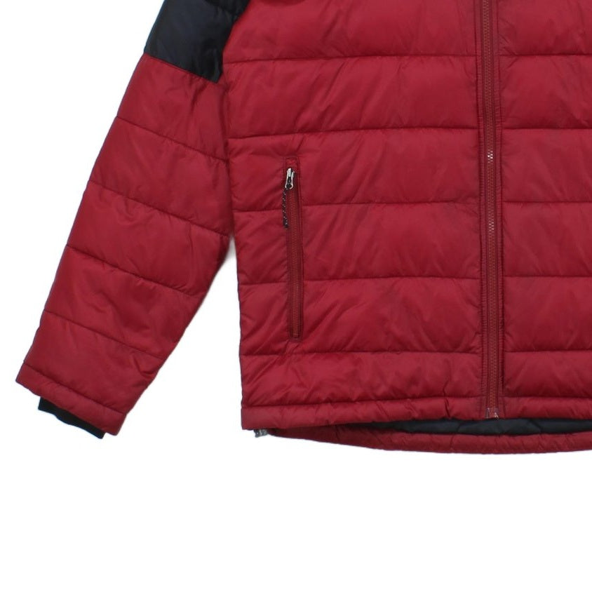 Mens Quilted Jacket Full Zip Insulated Winter