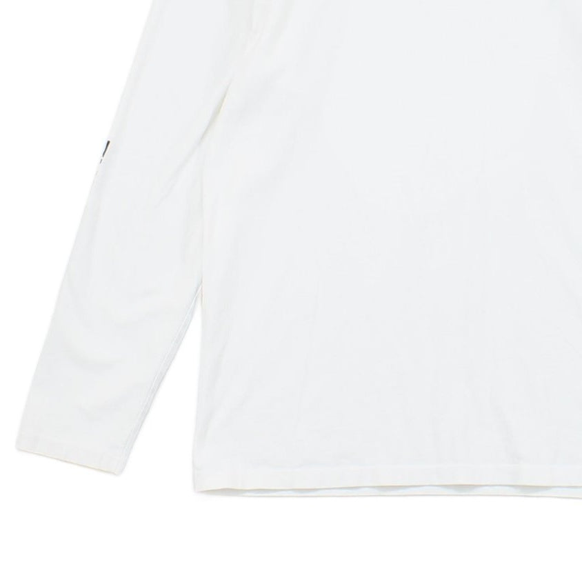 Mens T-Shirt Long Sleeve Logo Crew Neck
