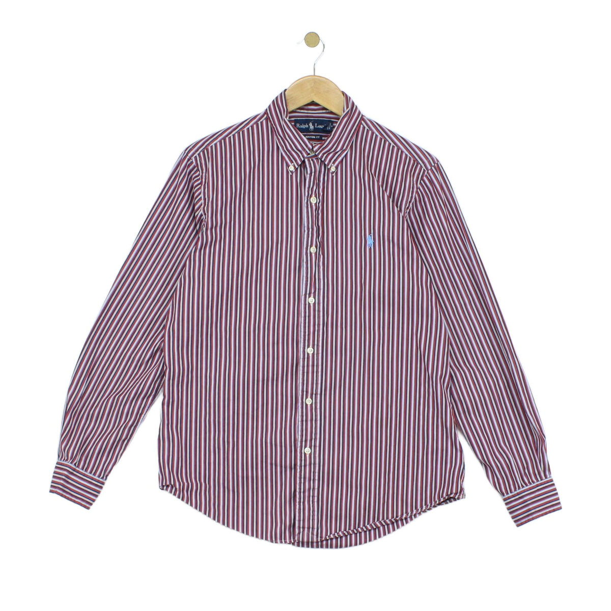 Mens Striped Shirt Button Down Custom Fit