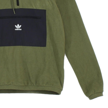 Mens Fleece Hoodie Hooded Streetwear Athletic 1/4 Zip