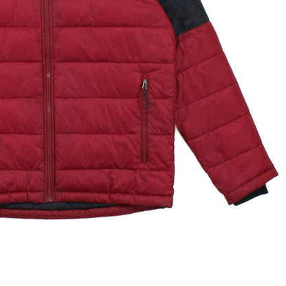 Mens Quilted Jacket Full Zip Insulated Winter