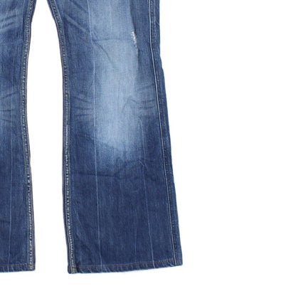Mens Ruky Jeans Distressed Relaxed Bootcut
