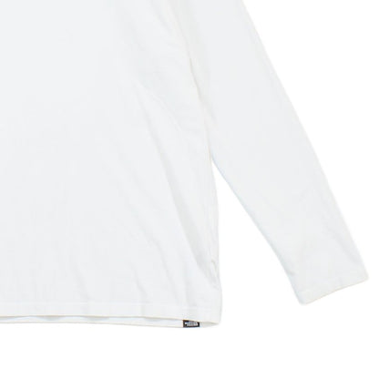 Mens T-Shirt Long Sleeve Logo Crew Neck