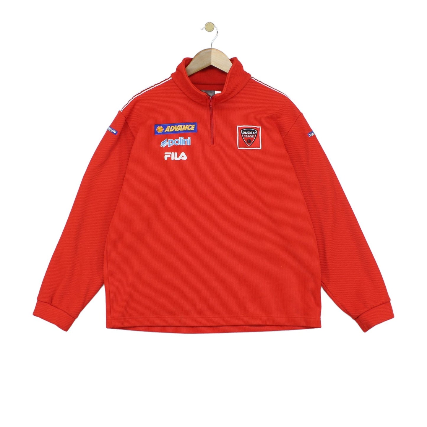 Mens Ducati 1/4 Zip Sweatshirt Made In Italy