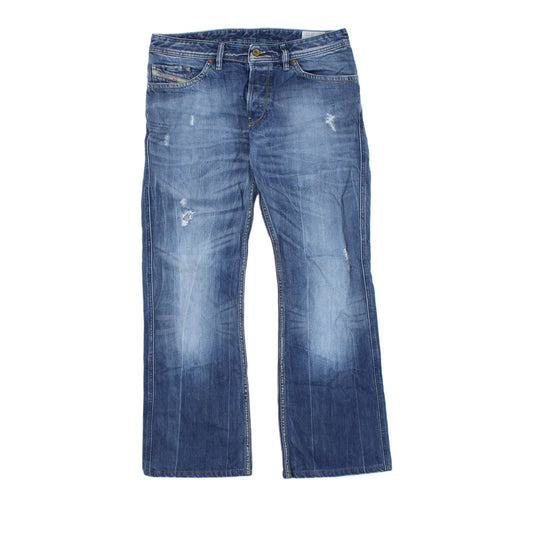Mens Ruky Jeans Distressed Relaxed Bootcut