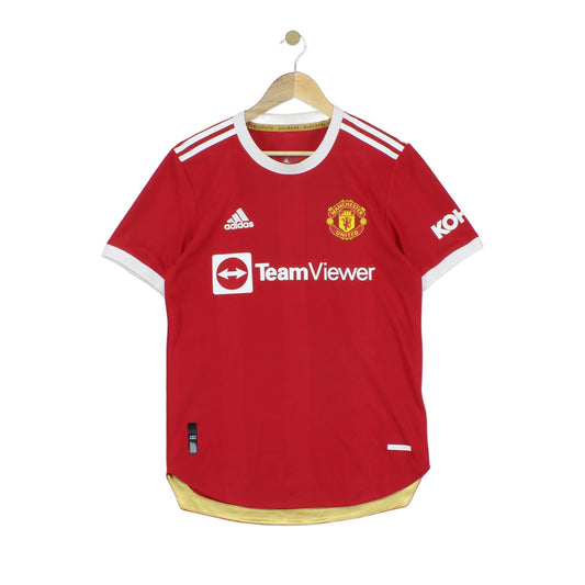 Mens Manchester United 2021/22 Football Shirt #25 Sancho