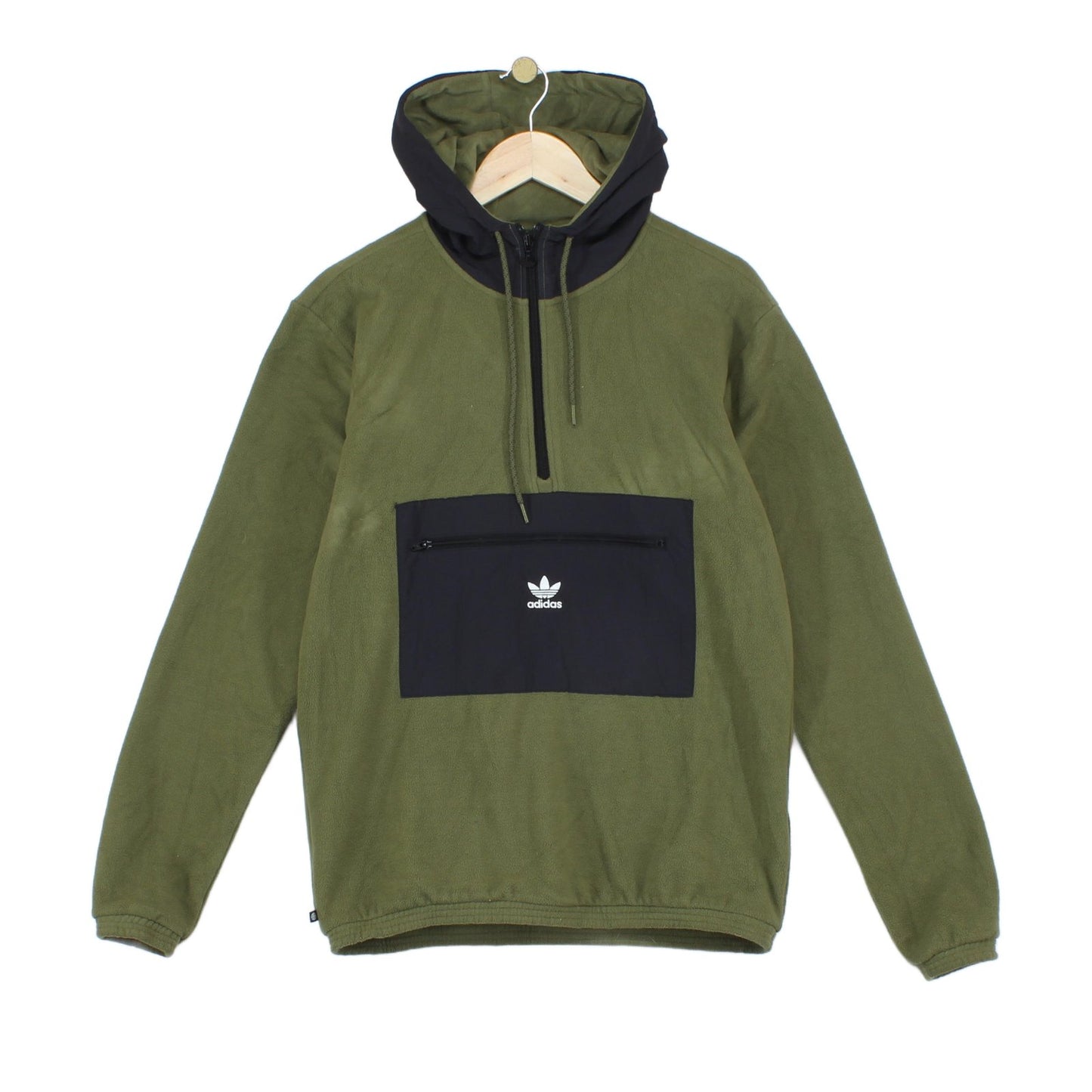 Mens Fleece Hoodie Hooded Streetwear Athletic 1/4 Zip