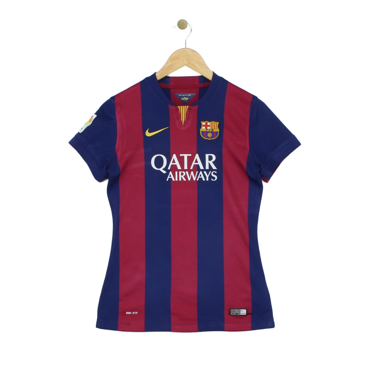 Womens Barcelona 2014-15 Football Shirt Home Jersey #10 Messi