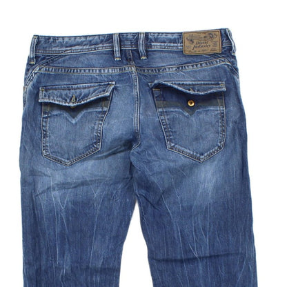 Mens Ruky Jeans Distressed Relaxed Bootcut