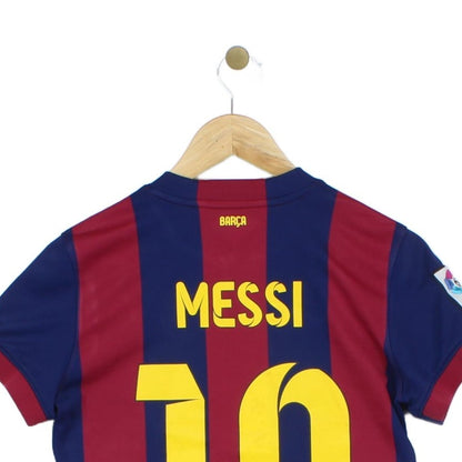 Womens Barcelona 2014-15 Football Shirt Home Jersey #10 Messi