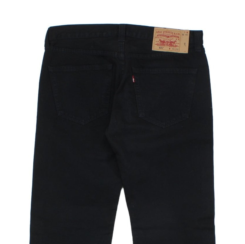 Mens 501 Jeans Classic Fit Denim Straight