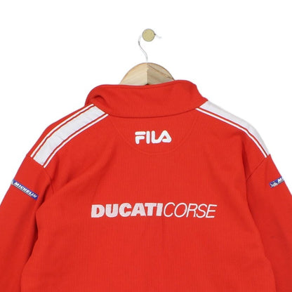 Mens Ducati 1/4 Zip Sweatshirt Made In Italy