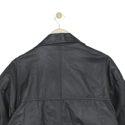 Mens Leather Jacket Full Zip