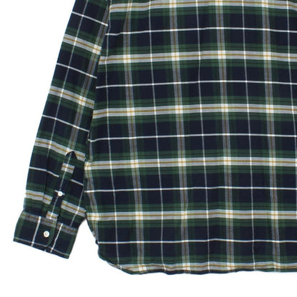 Mens Check Shirt Button Up Long Sleeve