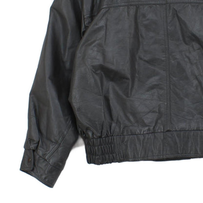 Mens Leather Jacket Full Zip