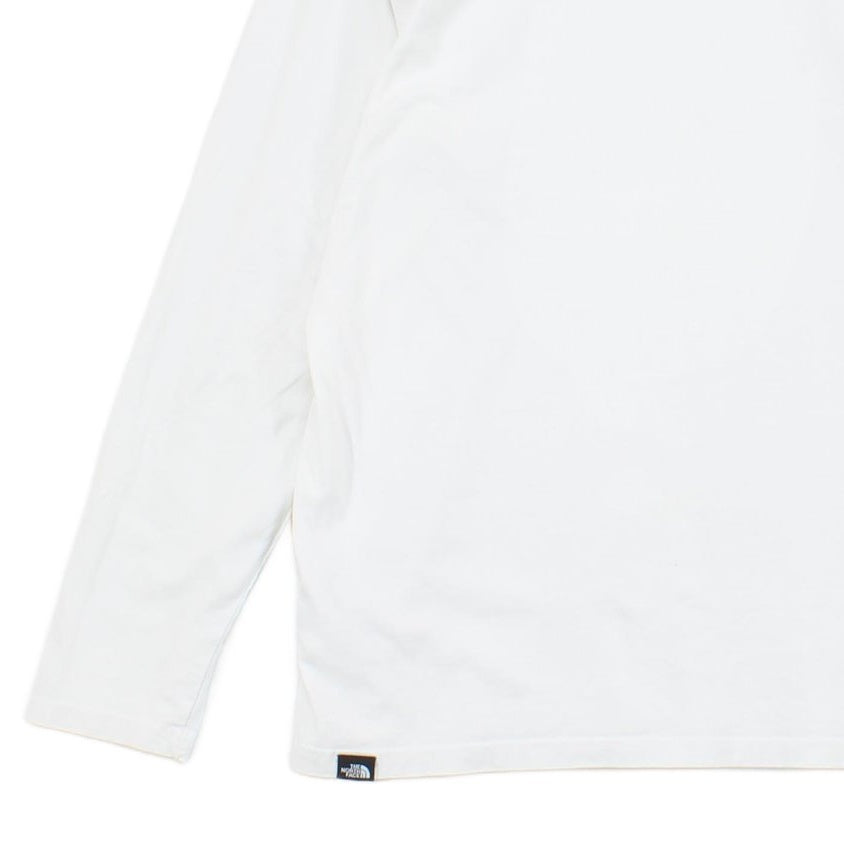 Mens T-Shirt Long Sleeve Logo Crew Neck