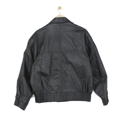 Mens Leather Jacket Full Zip