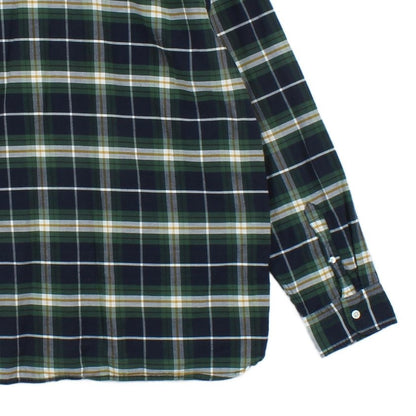 Mens Check Shirt Button Up Long Sleeve