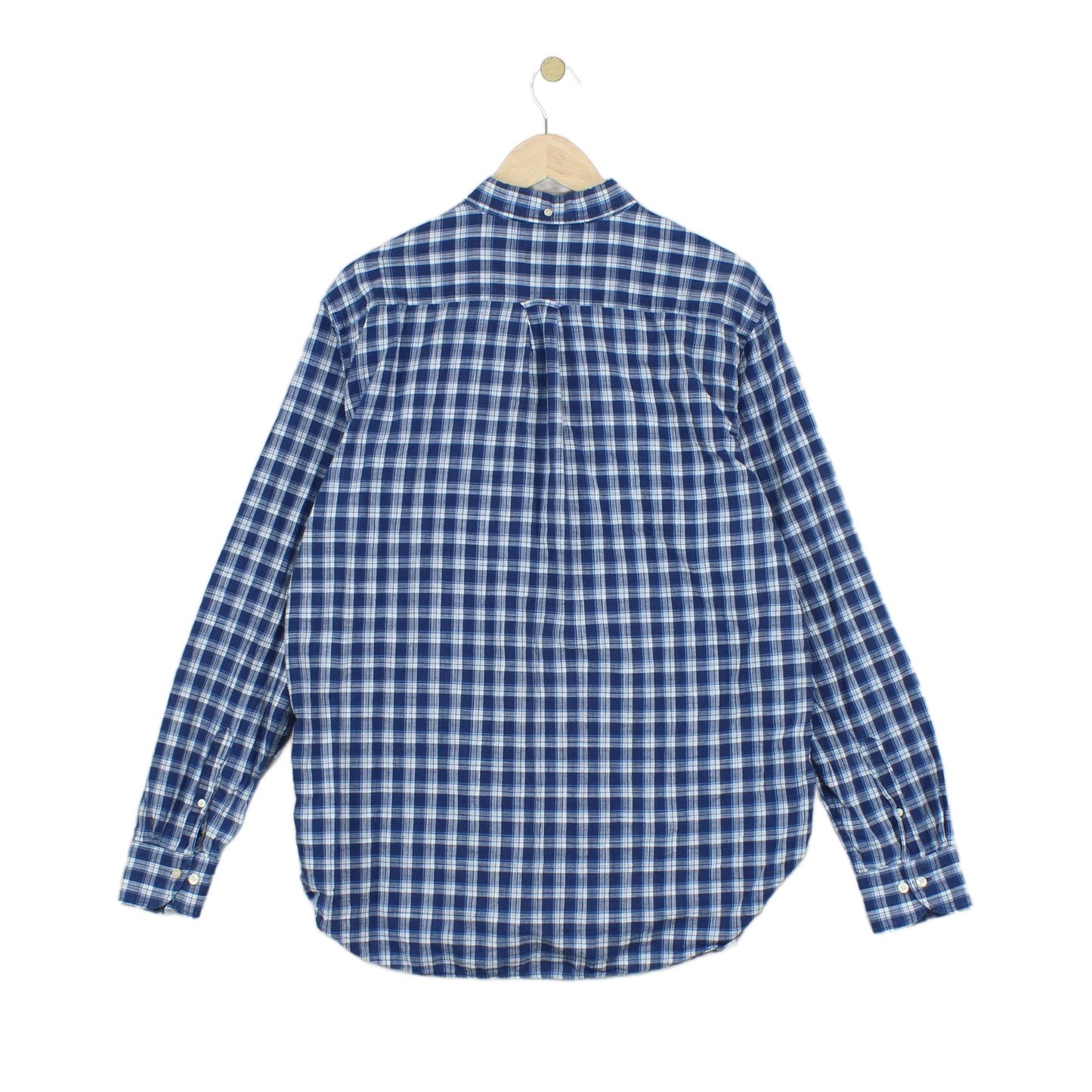 Mens Plaid Shirt Button Up Long Sleeve Indian Madras