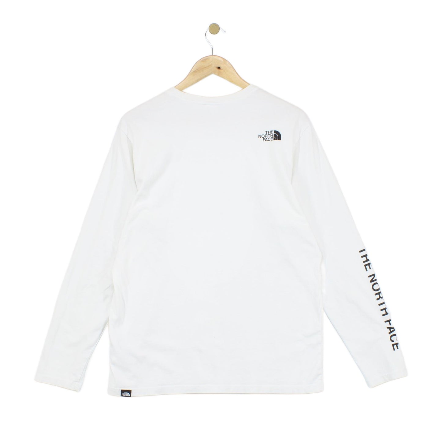 Mens T-Shirt Long Sleeve Logo Crew Neck
