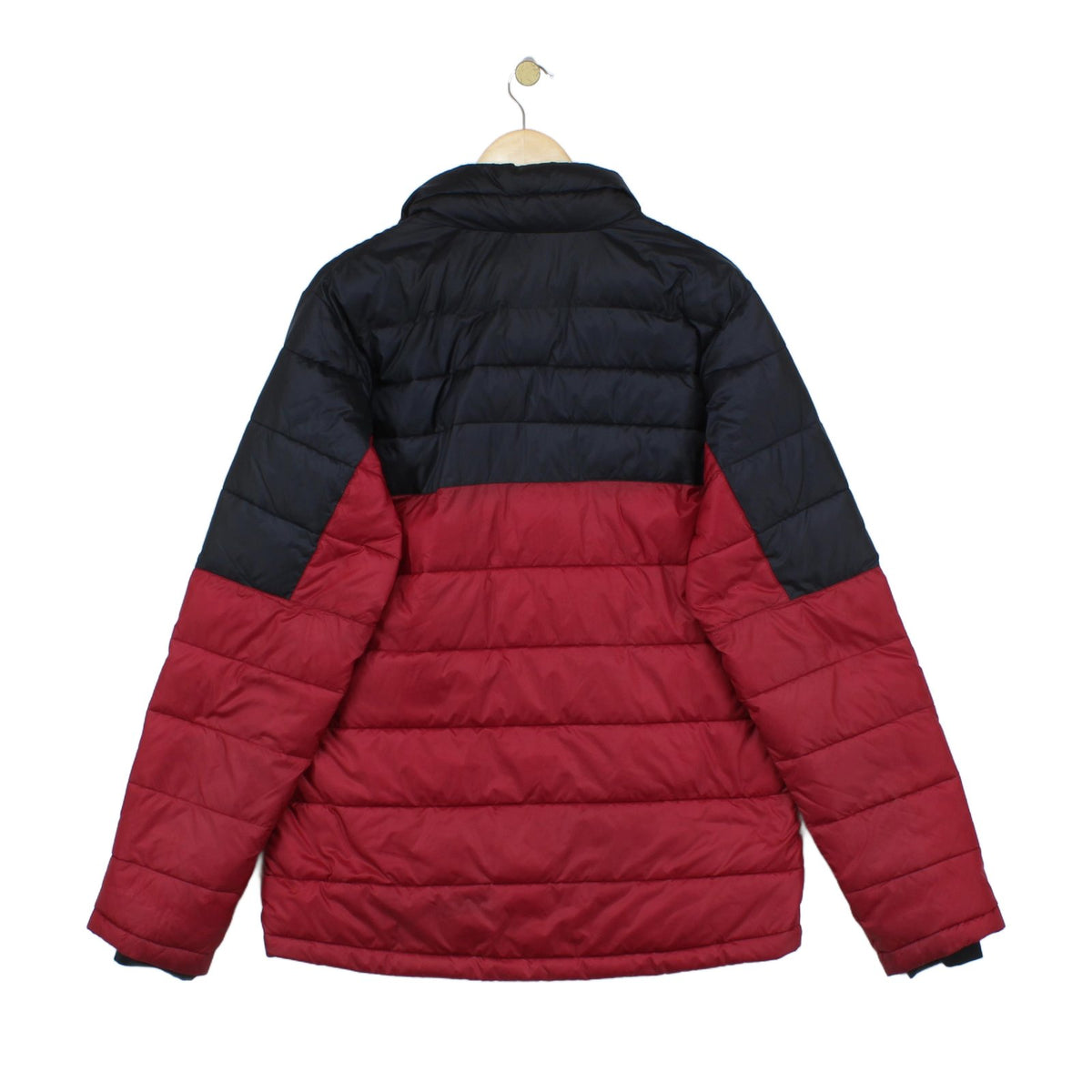 Mens Quilted Jacket Full Zip Insulated Winter