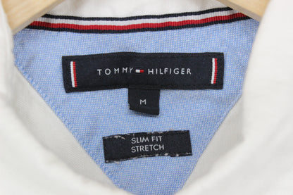Mens Oxford Shirt Slim Fit Button Down Stretch