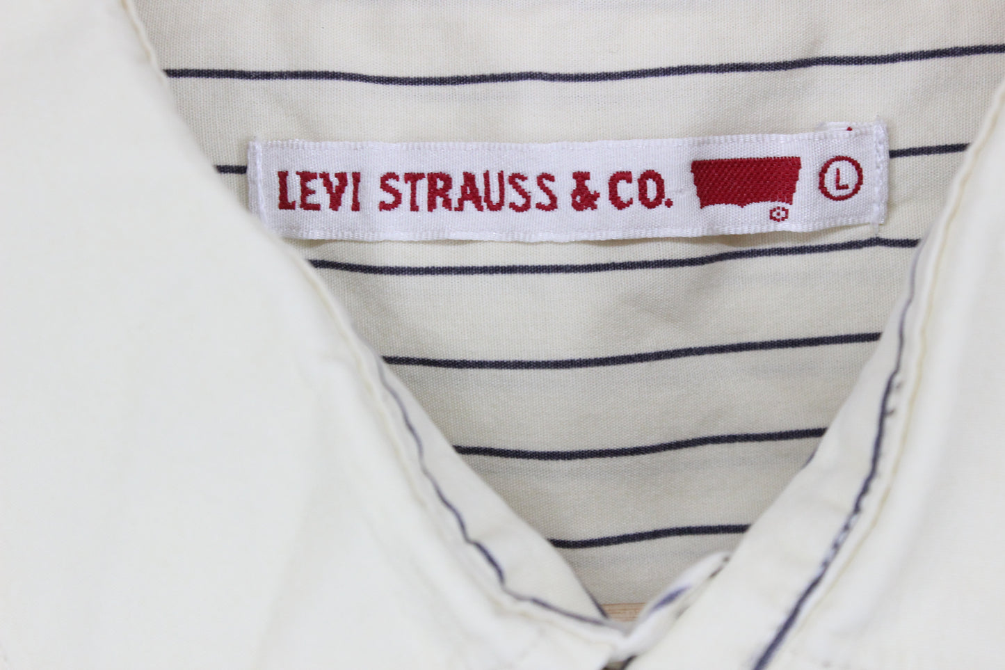 Mens Striped Shirt Western Long Sleeve Collared