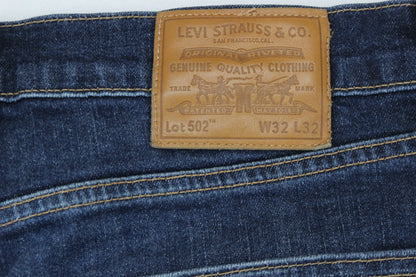 Mens 502 Jeans Regular Tapered Stretch Denim