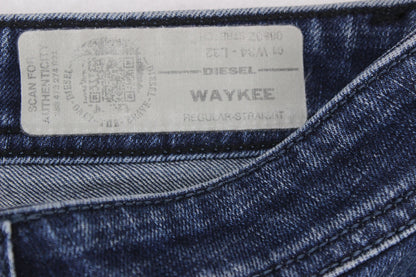 Mens Waykee Jeans Denim Regular Straight