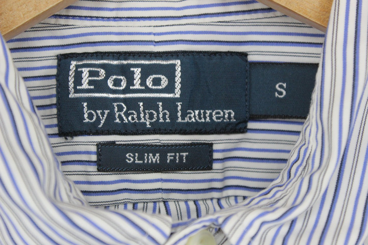 Mens Striped Shirt Slim Fit Button Up