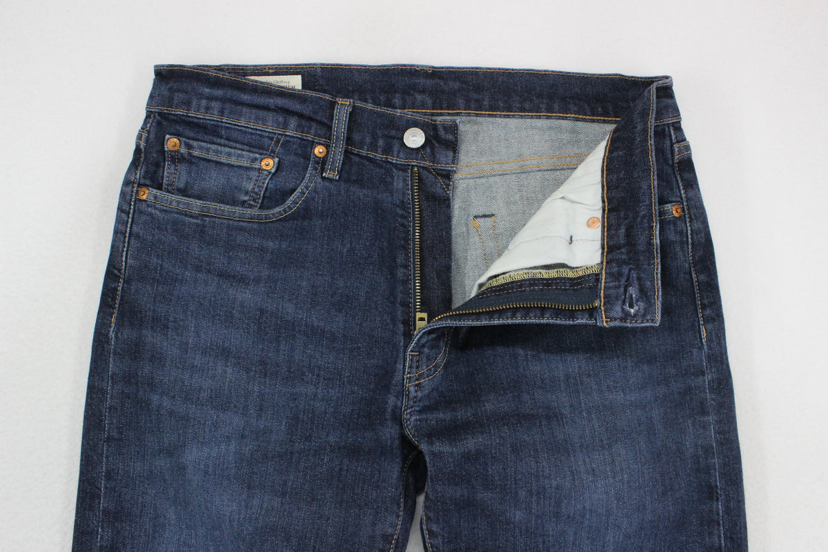 Mens 502 Jeans Regular Tapered Stretch Denim