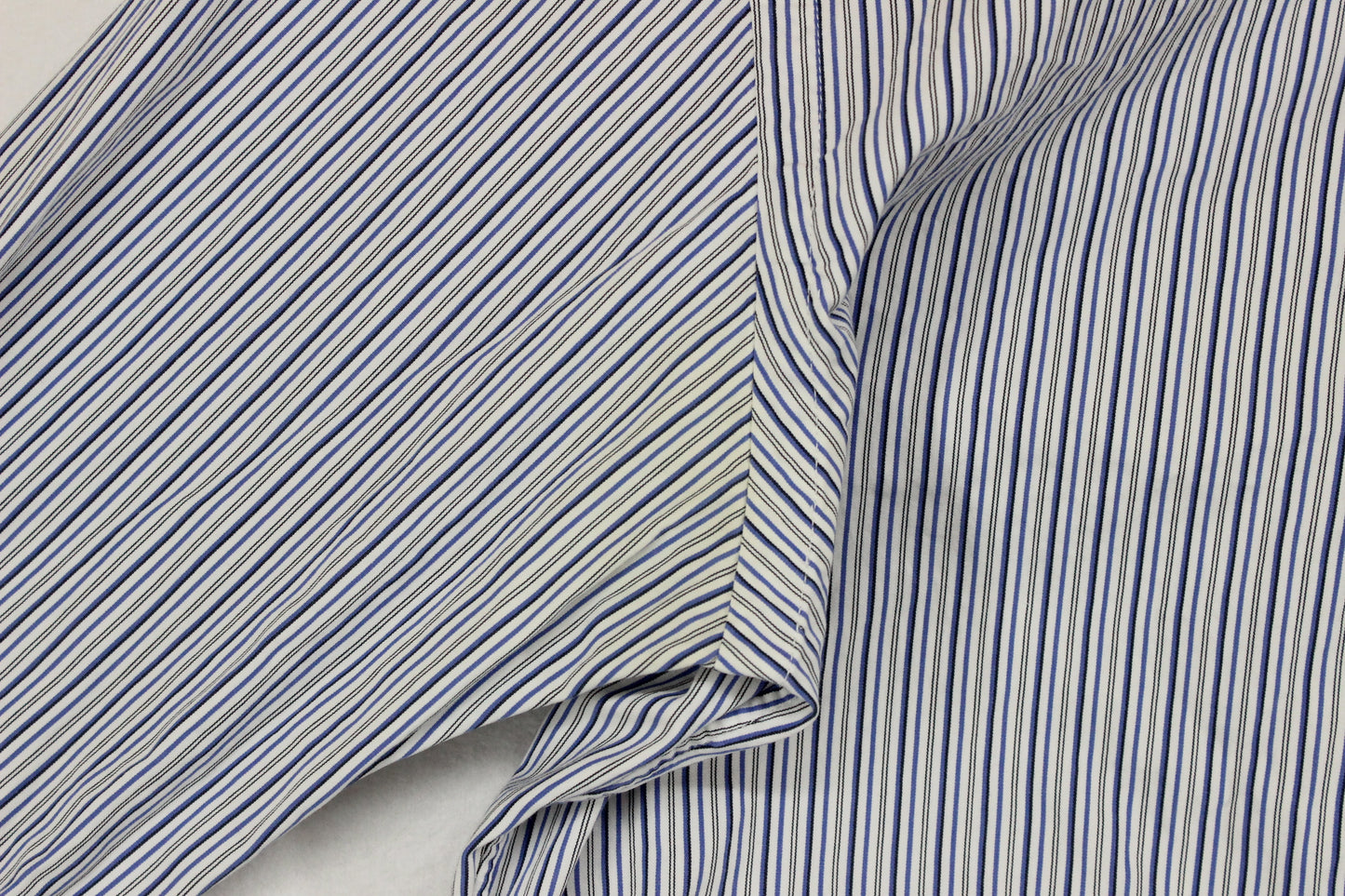 Mens Striped Shirt Slim Fit Button Up