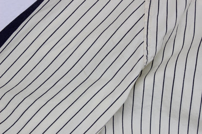 Mens Striped Shirt Western Long Sleeve Collared