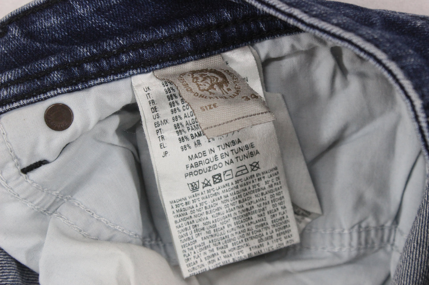 Mens Waykee Jeans Denim Regular Straight